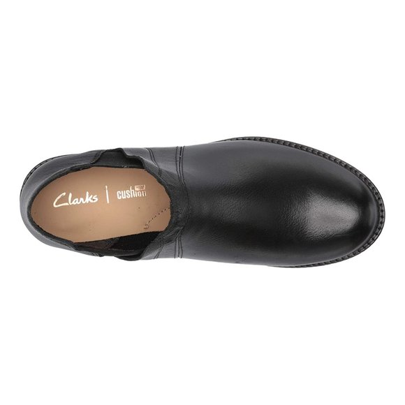 NEW Clarks Women Demi Beat Leather Slip On Dual Gore Chelsea Dress Ankle Bootie - Picture 3 of 6